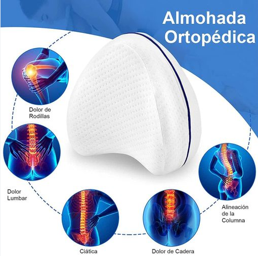 Combo: Almohada cervical ViveBien +Almohada entre piernas