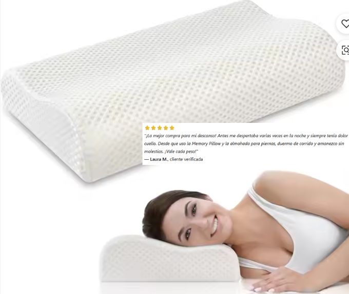 Combo: Almohada cervical ViveBien +Almohada entre piernas