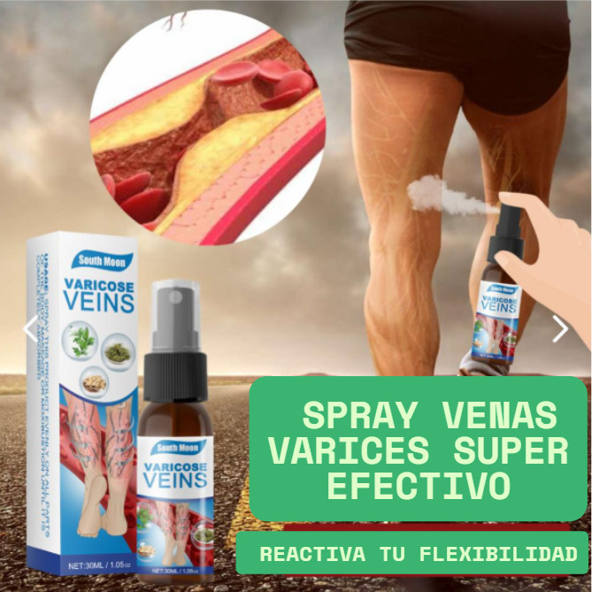 Spray para venas varices: Piernas libres, ligeras y hermosas.