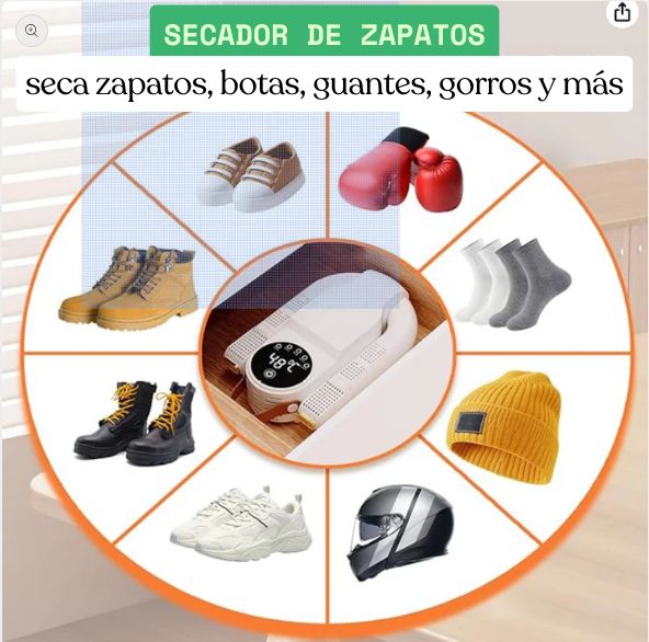 Secador de Zapatos Portátil | Adiós a los olores y bacterias en minutos