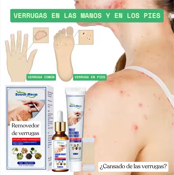 ✅ 🔥 Crema Serum Removedora: Adiós verrugas sin dolor ni cicatrices.